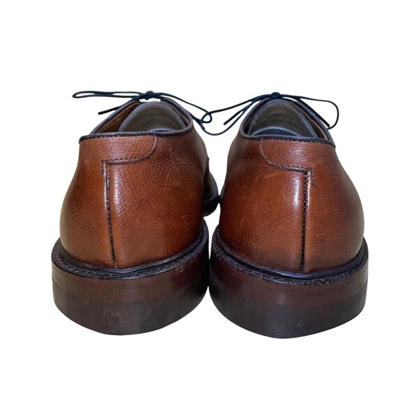 The Shoe Tree Men’s Brown Leather Lace-Up Classic Oxford Dress Shoes Size 10.5 main image 4